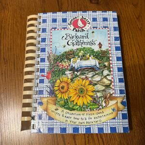 1999 Gooseberry Patch Backyard Gatherings Recipes & Party Ideas Cookbook Spiral